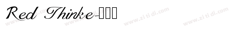 Red Thinke字体转换